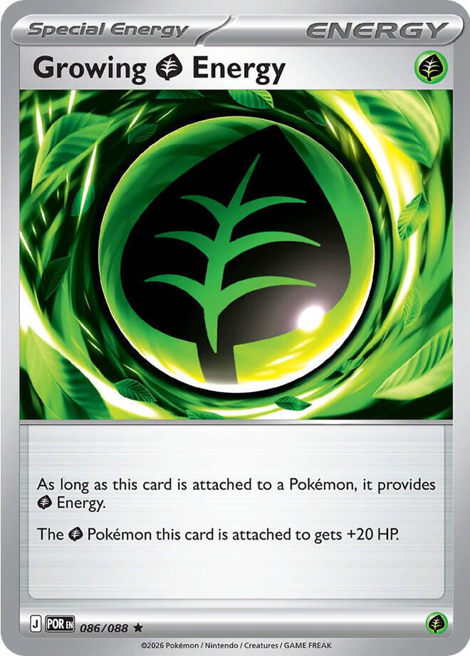 Perfect Order Growing Grass Energy [Holo] Pokémon card
